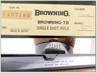 Browning Model 78 45-70 unfired in box perfect Img-4