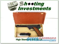 High Standard Hi-Standard Model GD 2-barrel set in box 22 LR as new!