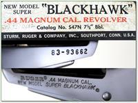 Ruger Blackhawk 44 Mag 7.5in NIB Img-4