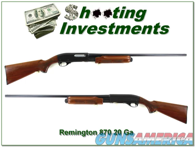 Remington 870 Wingmaster Pump 20 Gauge  Img-1