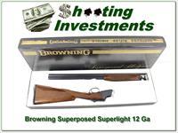 Browning Superposed Superlight Belgium 20 Ga Exc Cond Img-1