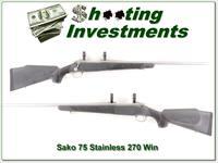 Sako 75 All-Weather Stainless 270 Win Exc Cond Img-1