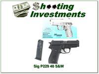 Sig Sauer P229 40 S&W with 22LR Conversion Kit