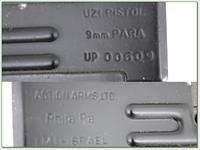 UZI original IMI Pistol Exc Cond 25 round mad in case Img-4