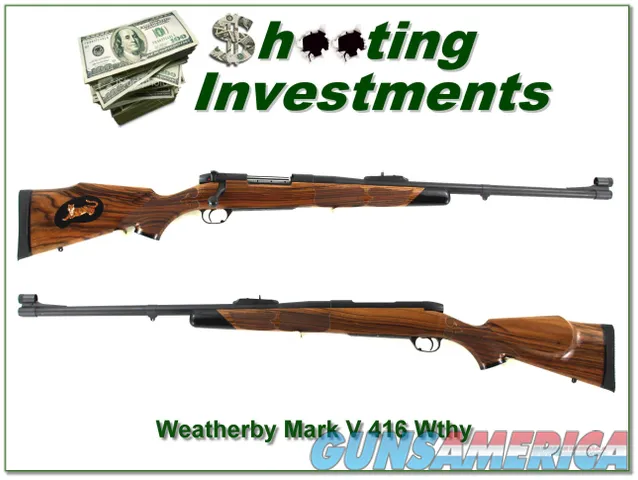 Weatherby Mark V Custom Safari Grade in 416 Remington Img-1