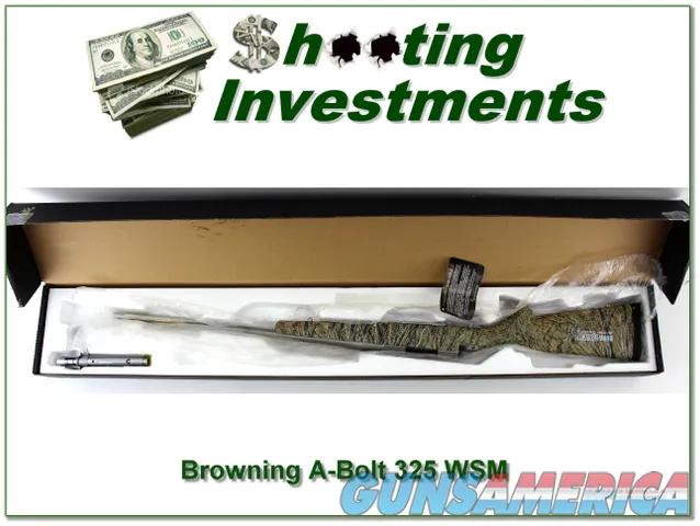 Browning A-Bolt II Stainless Camo 325 WSM unfired in box!