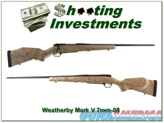 Weatherby Mark V Ultra Lightweight 7mm-08 Exc Cond!