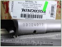 Winchester Model 70 Coyote 270 WSM NIB Img-4
