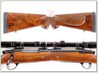 Sako L61R Custom 35-375 H&H Magnum Burris scope Img-2
