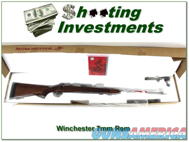 Winchester 70 Featherweight Stainless Walnut 7mm Rem ANIB
