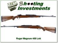 Ruger 77 Magnum Safari RSM 458 Lott Exc Cond Img-1