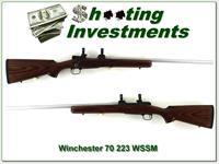 Winchester 70 Coyote 223 WSSM New Haven Laminated Stainless Img-1