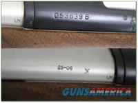 Remington 40X 40-X target rifle in 25-06 Re 29in heavy barrel