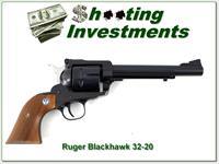Ruger Blackhawk Buckeye 32-20 6 5/8in Exc Cond Img-1