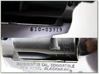Ruger Blackhawk Buckeye 32-20 6 5/8in Exc Cond Img-4