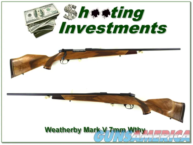 Weatherby Mark V Deluxe 7mm Wthy XX Wood!