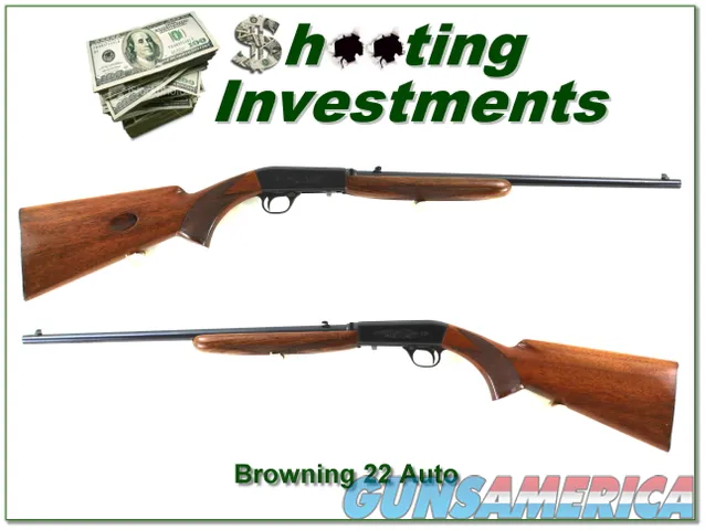 Browning 22 Auto Made in Belgium in 1962 Exc Cond!