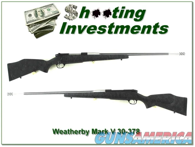 Weatherby Mark V Accumark 30-378 long rang big game gun!