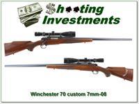 Winchester Model 70 Custom 7mm-08 Varmint Heavy barrel scope Img-1