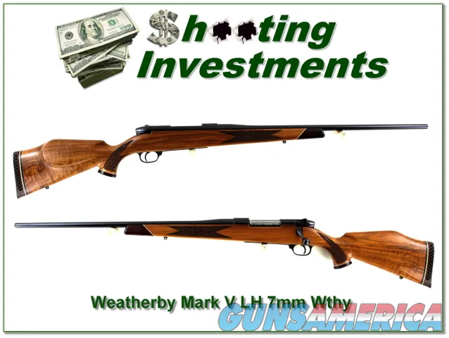 Weatherby Mark V Deluxe LH German 7mm Wthy Exc Cond!