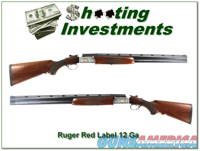 Ruger Red Label engraved receiver 12 Ga 26in barrels