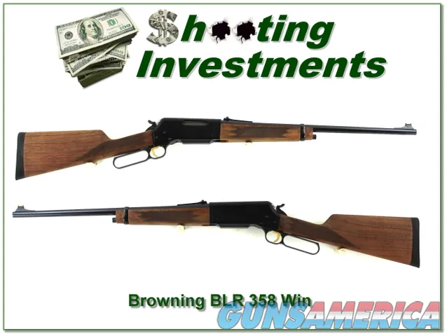 Browning BLR in rare 358 Winchester Exc Cond