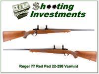 Ruger 77 Red Pad 22-250 Varmint near new Img-1