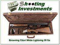 Browning Citori White Lightning 20 Ga in factory case Img-1