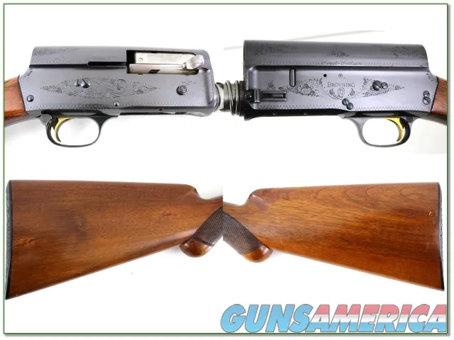 Browning A5 Sweet Sixteen Receiver and stock Belgium 1957 made Img-2
