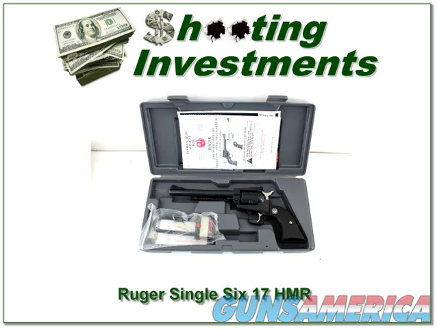 Ruger New Model Single Six 17 HMR 6.5in NIB