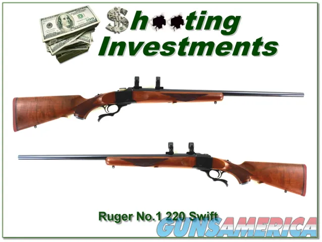 Ruger No.1 B earlier Red Pad in 220 Swift Collector Cond!