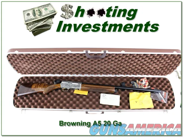 Browning A5 Light 20 DU Ducks Unlimited unfired in case!