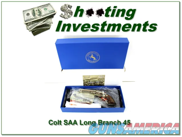 Colt SAA 45 LC Long Branch Colt one of 300 unfired in box!