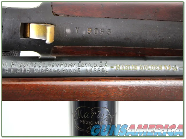 Marlin 39A Golden with Marlin period scope JM, pre-safety made in 64 collec Img-4