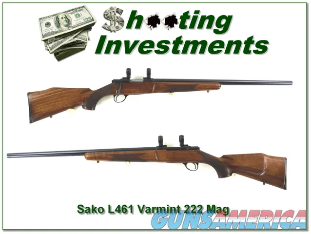 Sako Vixen L461 Varmint in rare 222 Magnum Exc Cond