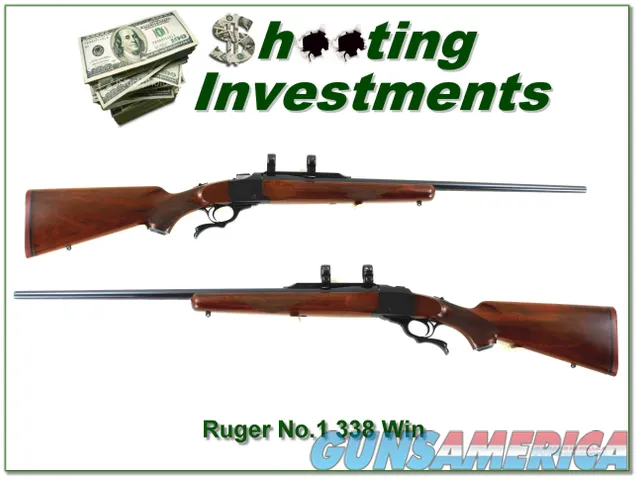 Ruger No.1 B Red Pad in 338 Win Mag