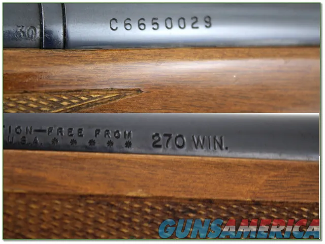 Remington 700 Mountain rifle in 270 Winchester made in 1991