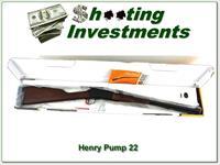 Henry Pump 22 20in octagonal barrel NIB Img-1
