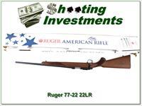 Ruger 77/22 22LR early model hard butt plate gun Img-1