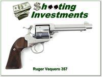 Ruger New Vaquero  Stainless 357 Mag 5.5 Exc Cond Img-1