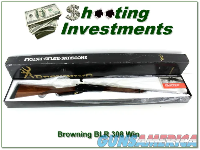   Browning BLR early Model 81 Steel Receiver 308 Win in box!