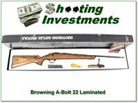 Browning A-Bolt 22LR RARE Laminated ANIB Img-1