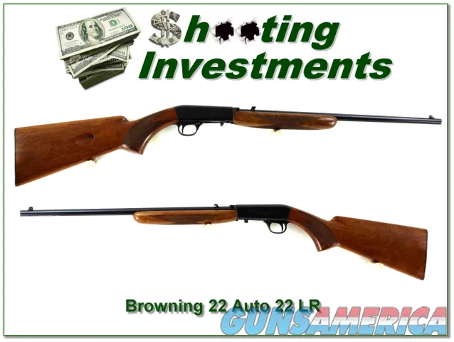 Browning 22 Auto 70 Belgium 22 LR
