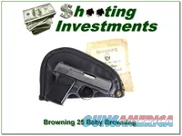 Baby Browning 25 ACP in pouch with manual