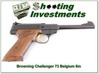 Browning Challenger 1973 Belgium 6in 22LR Exc Cond Img-1