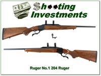 Ruger No.1 hard to find 204 Ruger in as new looks unfired Img-1