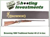 Browning 1885 Traditional Hunter 45 LC NIB Img-1