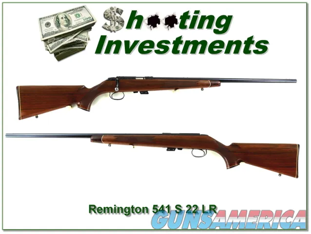 Remington 541-S 22 LR Engraved Sporter Deluxe