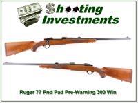 Ruger 77 Red Pad early pre-warning 300 Win Img-1