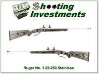 Ruger No.1 Stainless Laminate 22-250 Img-1